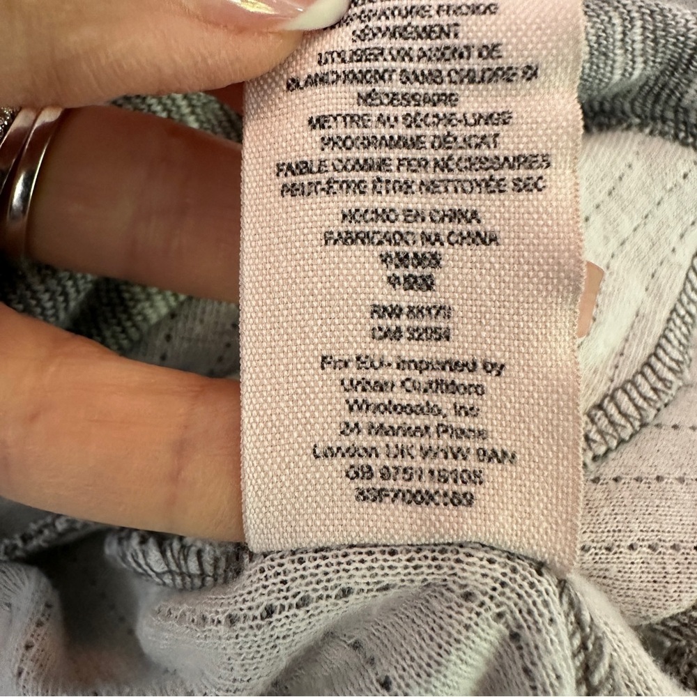 Free People Gray Zip Hoodie Size L - Picture 12 of 15
